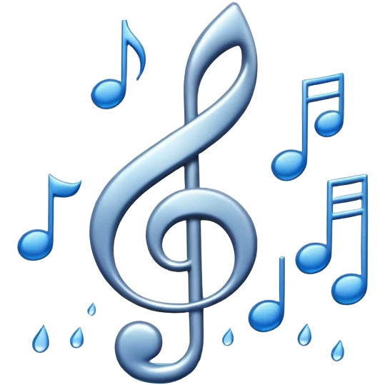 rain and music emoji