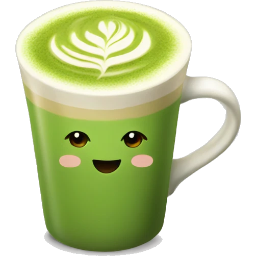 Matcha latte emoji