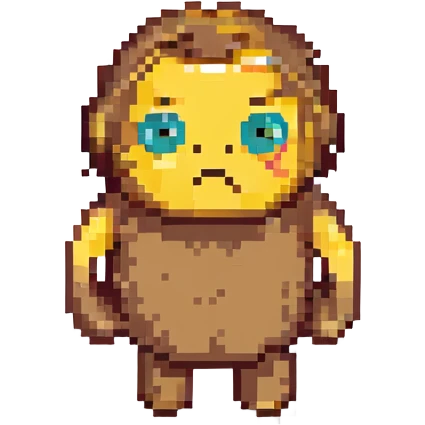 emoji character shrugging with a confused expression, representing 'idk' emoji