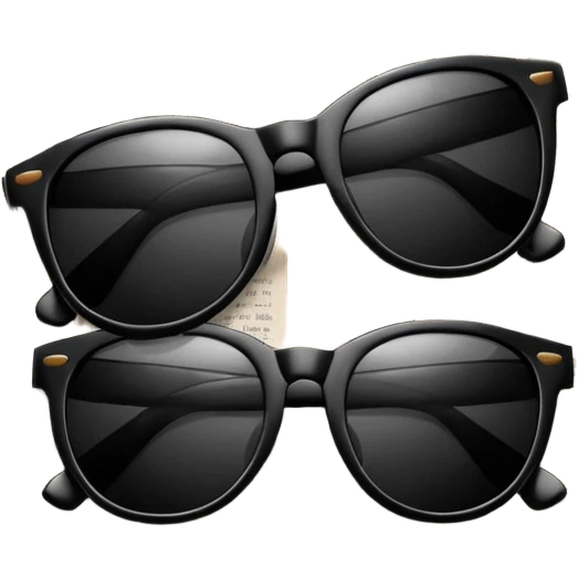 Sunglasses on newspaper emoji