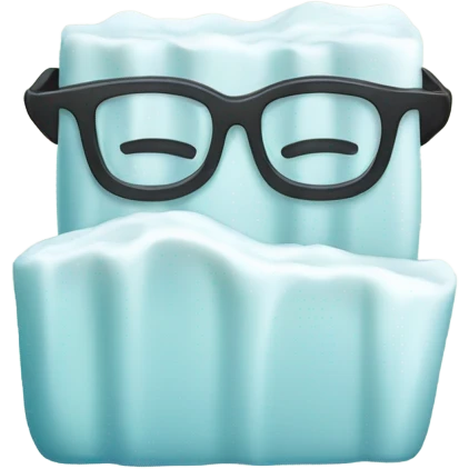 Soap with glasses emoji