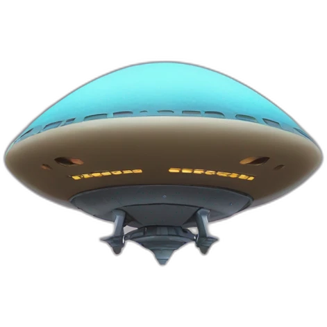 alienship under sky emoji
