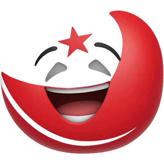 turkish flag smiley emoji emoji