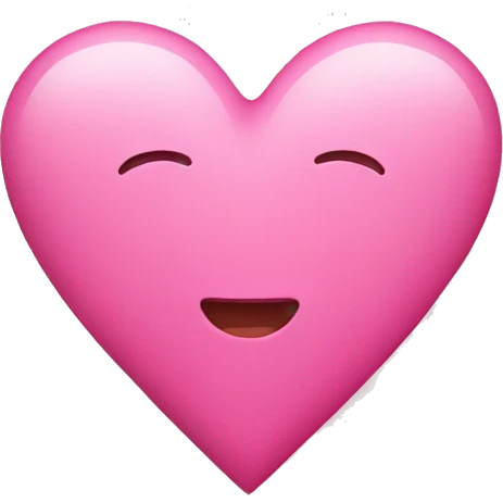 Pink heart emoji