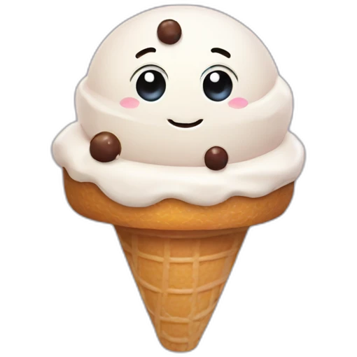 Ice cream planet emoji