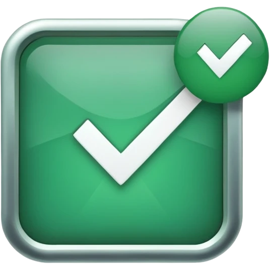 Create an emoji of the verification sign emoji