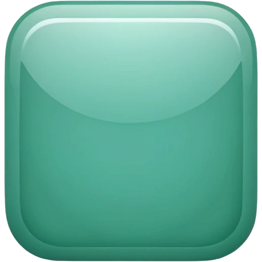Blank Jade style rounded square button emoji