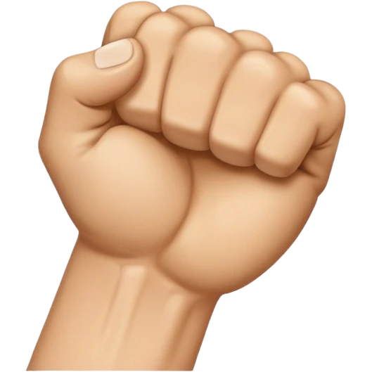 maño cerrada en forma de puño emoji