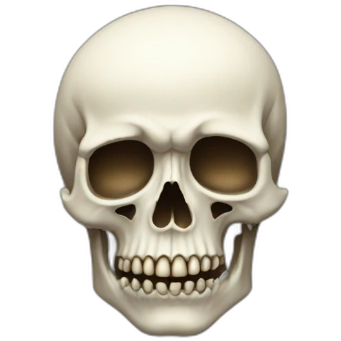 Tete de mort emoji