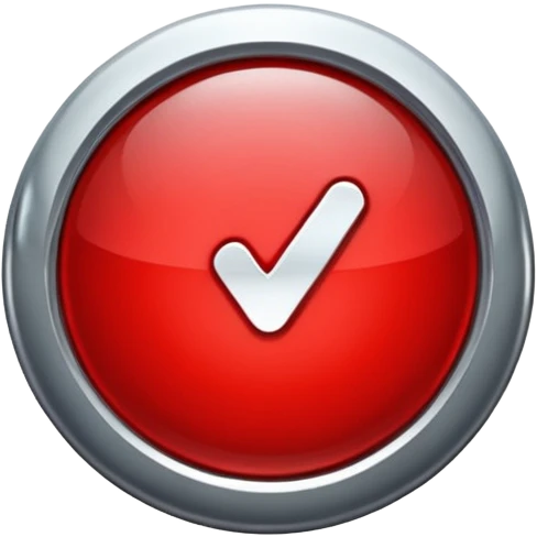 Verification badge red colour emoji