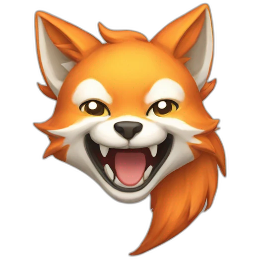 crazy-happy-kitsune emoji