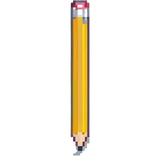 a pencil in pixel art style emoji