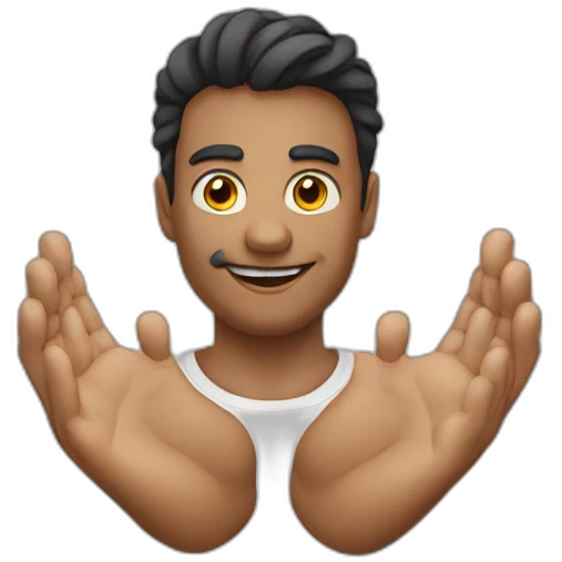 Coeur avec les mains emoji