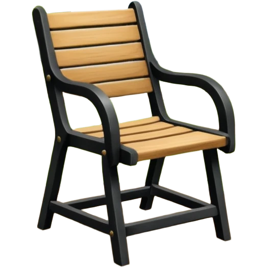 park with chair emoji