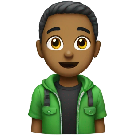 Brat green  emoji