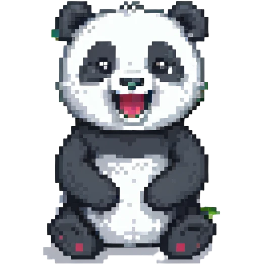 laughing panda emoji