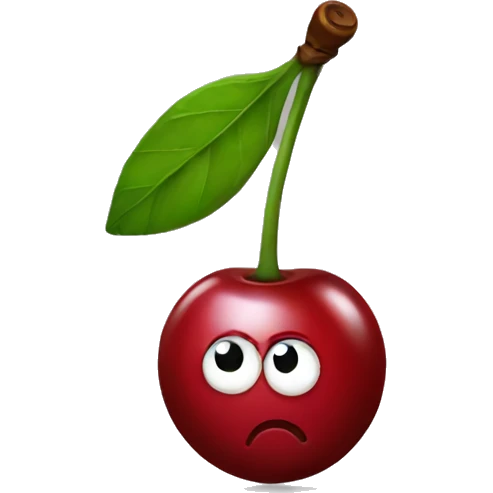 Cherry with legs emoji