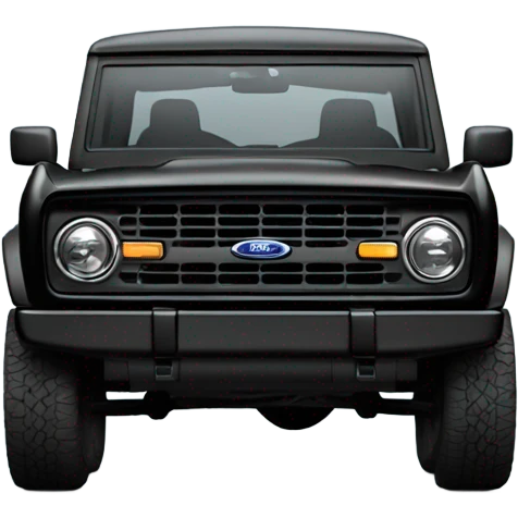 black ford bronco 2 door 2024 emoji