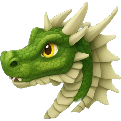 Camouflage dragon emoji