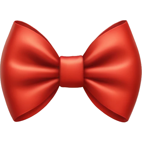 red bow emoji