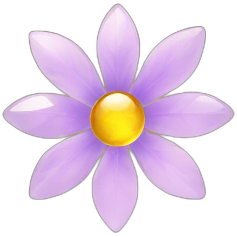 flower crystal emoji