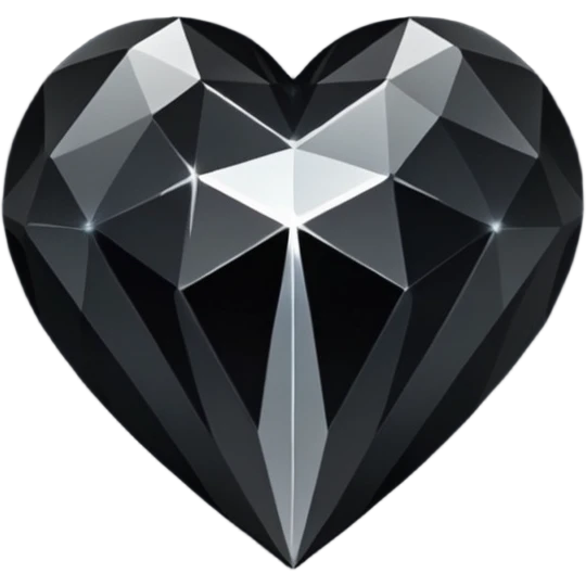 black heart with a diamond pattern emoji