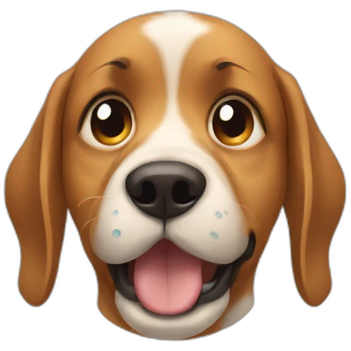 dog crying emoji