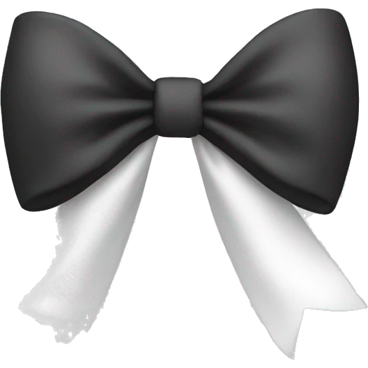 white bow emoji