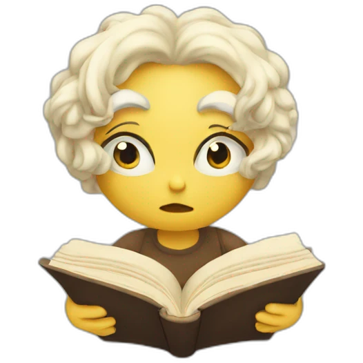 reading emoji