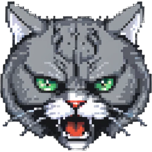 angry cat emoji
