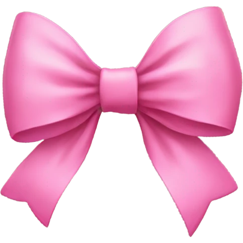 Pink bow emoji