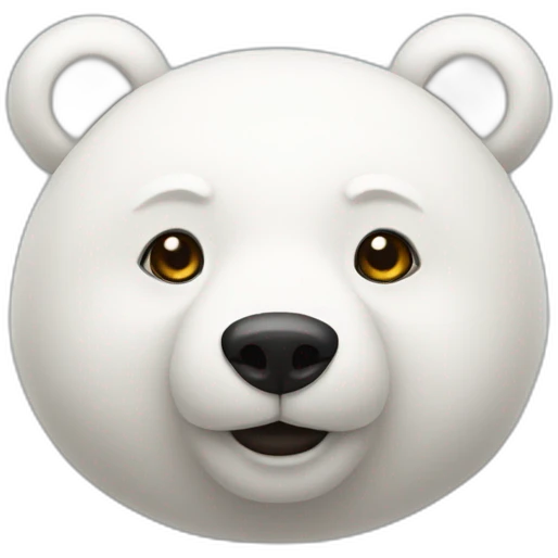 White bear with text "MGER" emoji