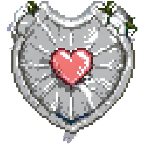 shield with a heart symbolizing life insurance emoji