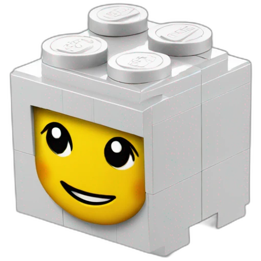 Lego brick emoji