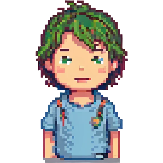 Create 6 images of the Minecraft-style boy character, each with a different expression: cheerful, proud, silly, thoughtful, worried, and laughing. Keep the original Minecraft pixelated style and background. emoji