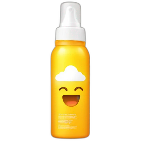 Sunscreen bottle emoji