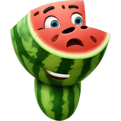 Watermelon hand shows thumbs up emoji