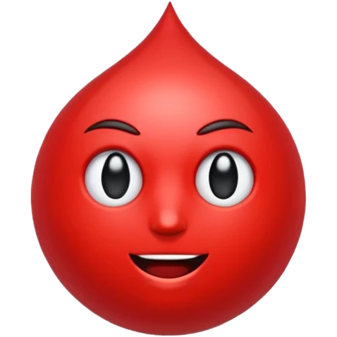 The university of Wisconsin logo: the red W emoji