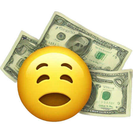 Money with lufing emoji