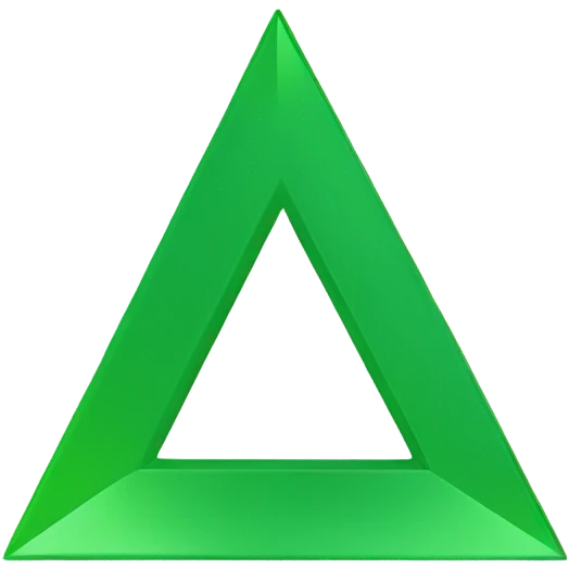 green triangle for kpis emoji