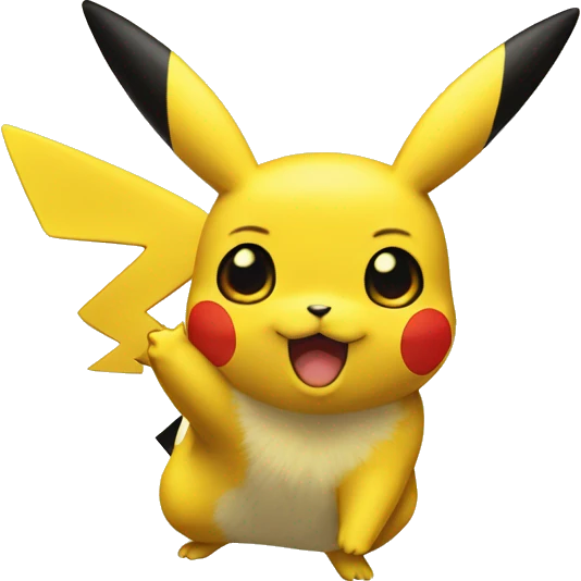 pikachu clin d'oeil emoji