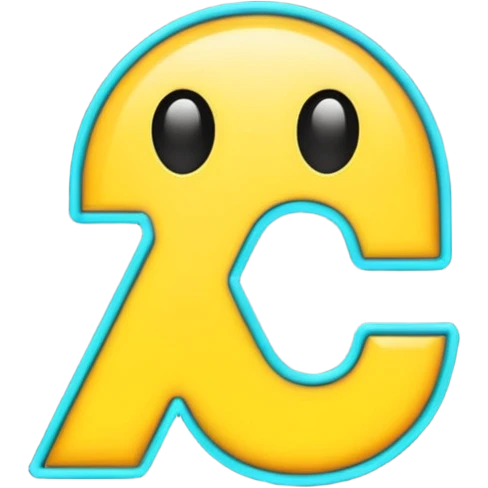 emoji with letters AI in bold futuristic font with digital circuit background emoji