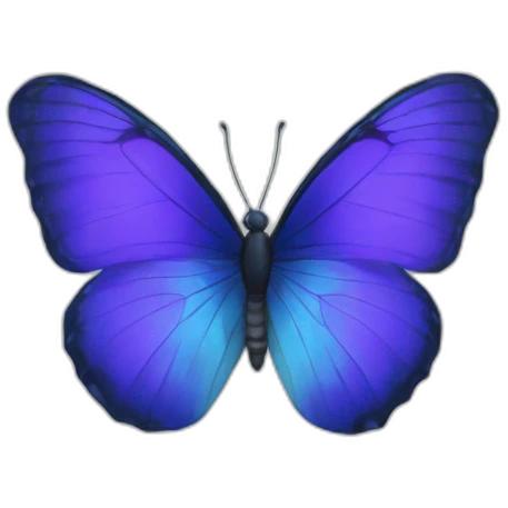 indigo-butterfly emoji
