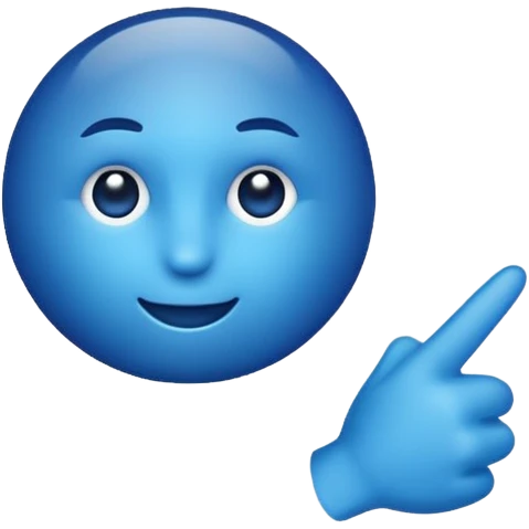 Create a emoji of realistic Instagram blue tick emoji