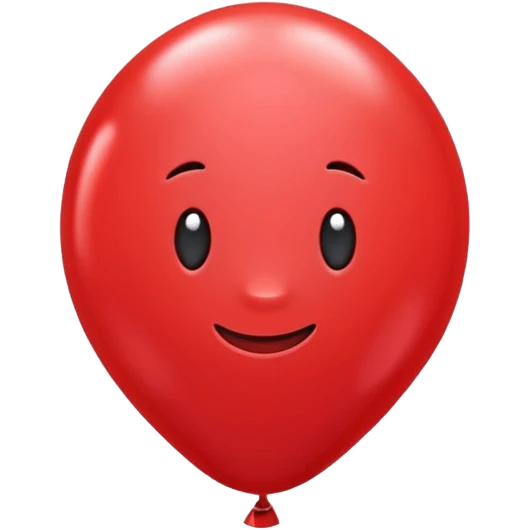 cartoon balloon emoji
