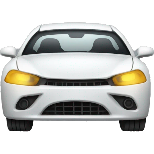 a car braking emoji
