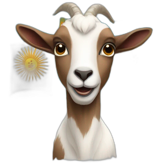 argentina flag goat emoji