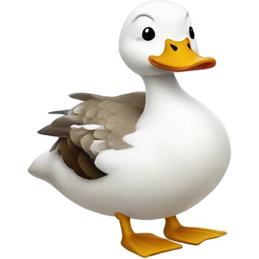 Winter duck  emoji