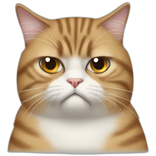 Trump-cat-grumpy emoji