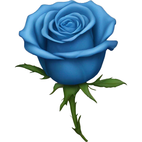 Blue Rose emoji
